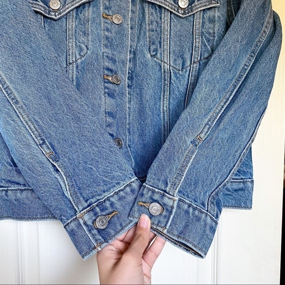 Levi’s Ex-BF Trucker Jacket Custom S - Picture 3 of 11